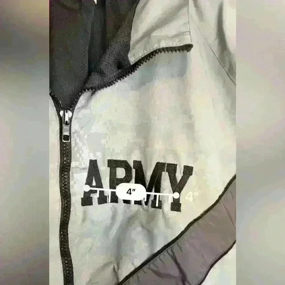 US Army JWOD Skilcraft Jacket Windbreaker Size Unknown - Measures Size Large /XL - Picture 4 of 11